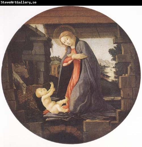 Sandro Botticelli Madonna in Adoration of the Christ Child